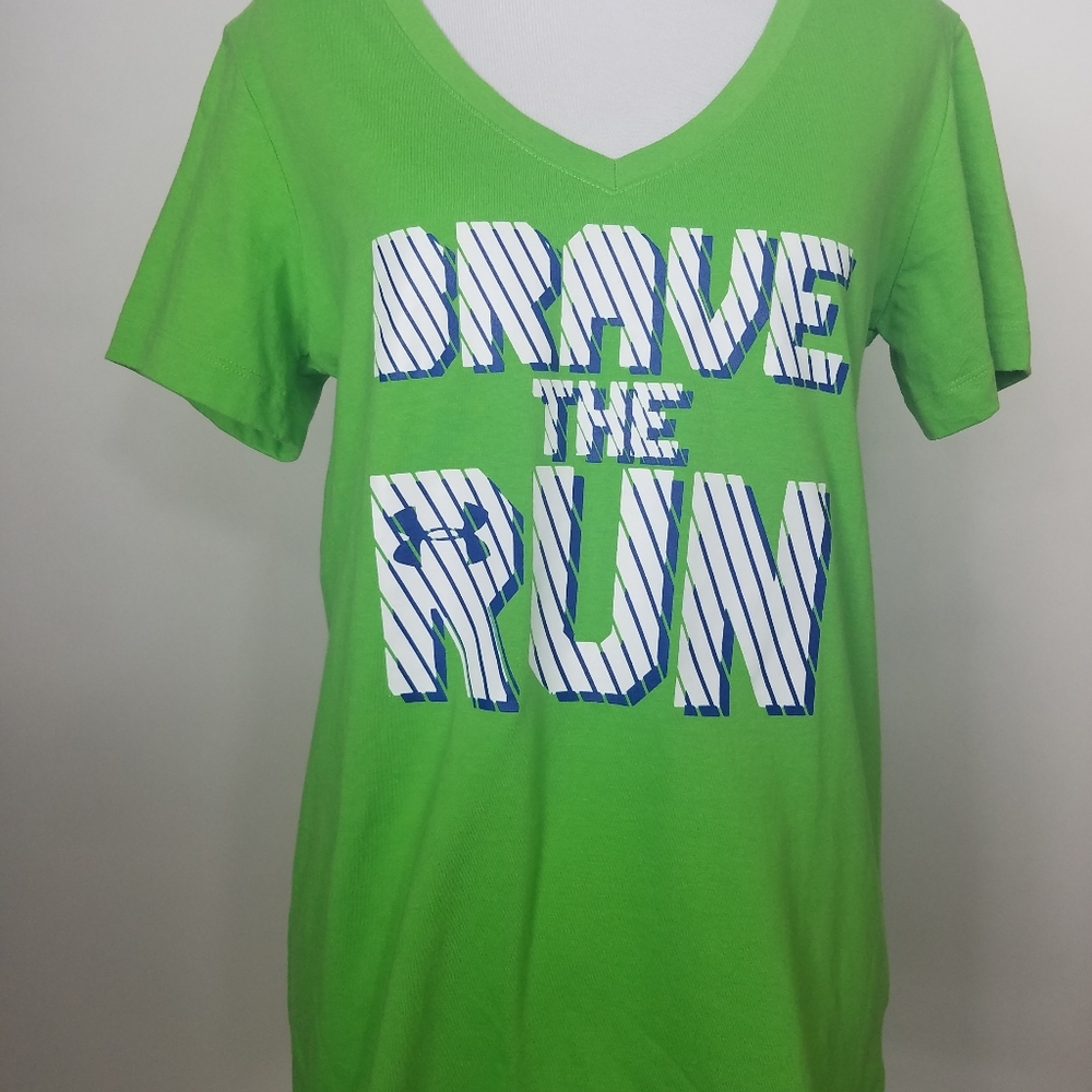 Under Armour Women's Green Shirt M